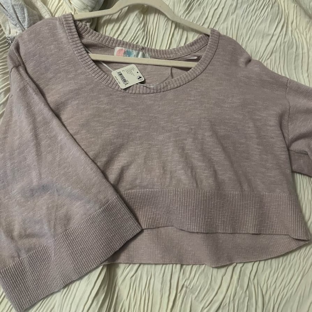 Freest free people cropped sweater
